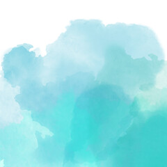 blue air delicate watercolor background