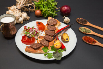 Meatballs with rice and vegetables stock photo
Türkiye - Country, Turkish Culture, Food, Meatball, Plate