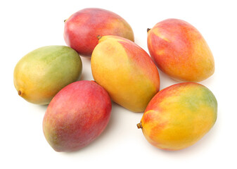 mangos on a white background