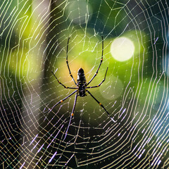 a spider and the web