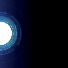 Abstract Background Technology system vector art illustration 