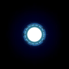 Abstract Background Technology system vector art illustration 