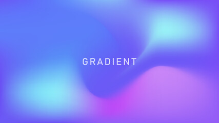 Colorful gradient background. Banner template collection.
