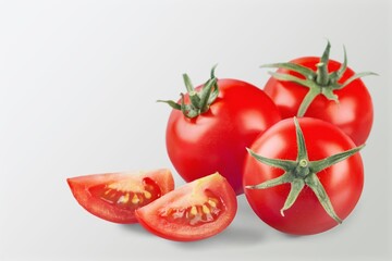 Ripe red cherry tomatoes Popular worldwide product as ingredient in many dishes.