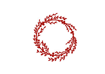 Holly Christmas Wreath