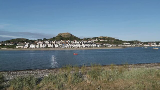 Town of Deganwy on Conwy Estuary, North Wales
