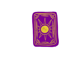 purple tarot card