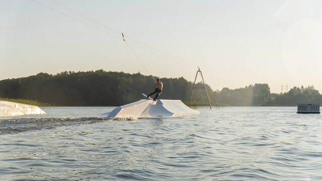 Wakeboard at 5am morning