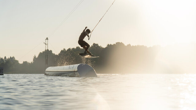 Wakeboard at 5am morning