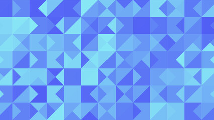 Blue gradient and triangle geometric pattern background.