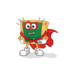 Fototapeta premium blackboard heroes vector. cartoon character