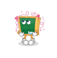 blackboard shy vector. cartoon character