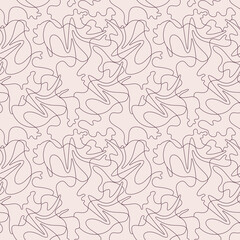 Seamless abstract unusual artwork with line hand drawn psychedelic patterns