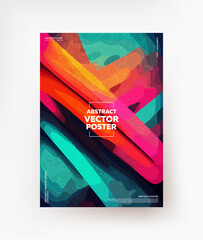 Abstract, creative, neon background. For posters, flyers, banners, covers. Vector.