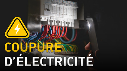 Coupure d'électricité pendant une panne