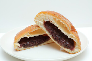 あんぱんの断面