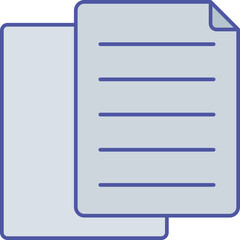 Obraz premium Copy document Isolated Vector icon which can easily modify or edit