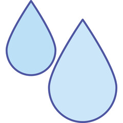 Drops Isolated Vector icon which can easily modify or edit

