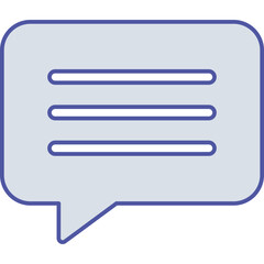 Obraz premium Bubble chat Isolated Vector icon which can easily modify or edit