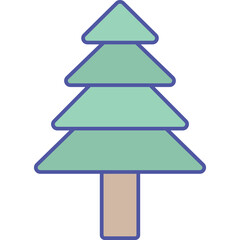Tree Isolated Vector icon which can easily modify or edit


