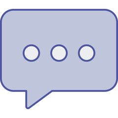 message bubble Isolated Vector icon which can easily modify or edit

