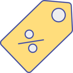 Discount tag Isolated Vector icon which can easily modify or edit

