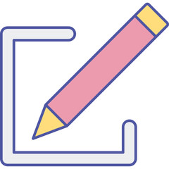 Obraz premium Checkbox edit Isolated Vector icon which can easily modify or edit