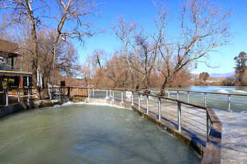 Manavgat Waterfall in Turkey in Winter