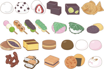 和菓子（フチあり）