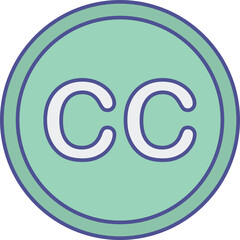 Caption Isolated Vector icon which can easily modify or edit


