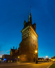 Obraz premium Prison Tower at Sunset