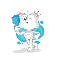 polar bear young boy character cartoon