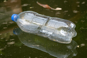 Plastic is contaminated with chemicals that make the water rotten. cause pollution