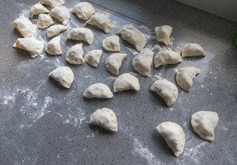 dumplings on the table