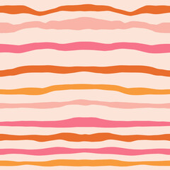 Abstract vector pattern with hand drawn ink lines. Seamless geometrical texture. Multicolored background
