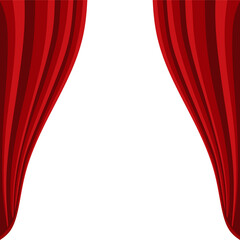 red velvet curtain transparant
