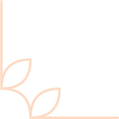 Aesthetic Border Corner Line