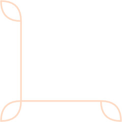 Aesthetic Border Corner Line