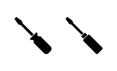 Screwdriver icon vector.tools sign and symbol