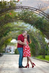 A young couple guy and girl