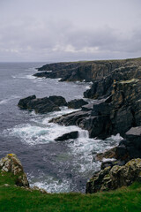 Fototapeta na wymiar Atlantic Scottish Coastline