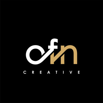 OFN Letter Initial Logo Design Template Vector Illustration