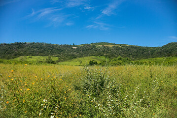 landscape with sky and clouds, tourism in Brazil, landscape with mountain blue sky and clouds,  Araruna, Pb, Paraíba, Brazil, brazilian trails, travels in brazil, northeastern brazil	