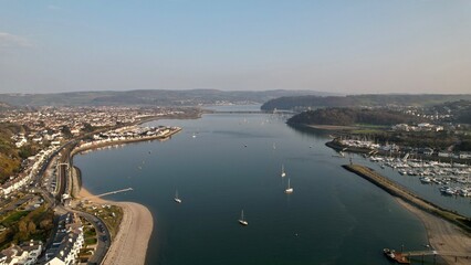 Conwy Estuary and Marina, Conwy, North Wales, UK