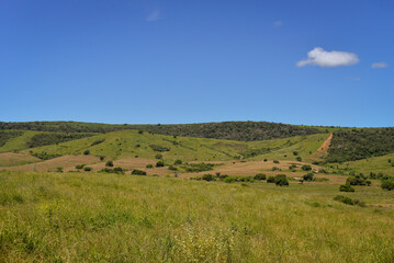 landscape with sky and clouds, tourism in Brazil, landscape with mountain blue sky and clouds, Araruna, Pb, Paraíba, Brazil, brazilian trails, travels in brazil, northeastern brazil, backcountry