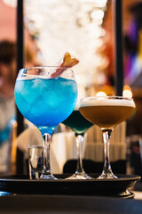 cocktail on the table