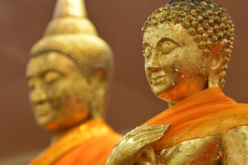 golden buddha in temple