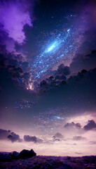 Fototapeta premium night sky stars milky way