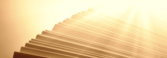 Abstract background from white sheets of paper