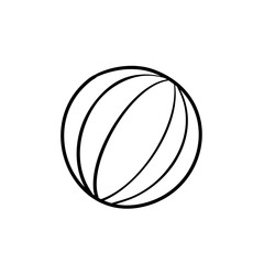 volleyball isolated on white background